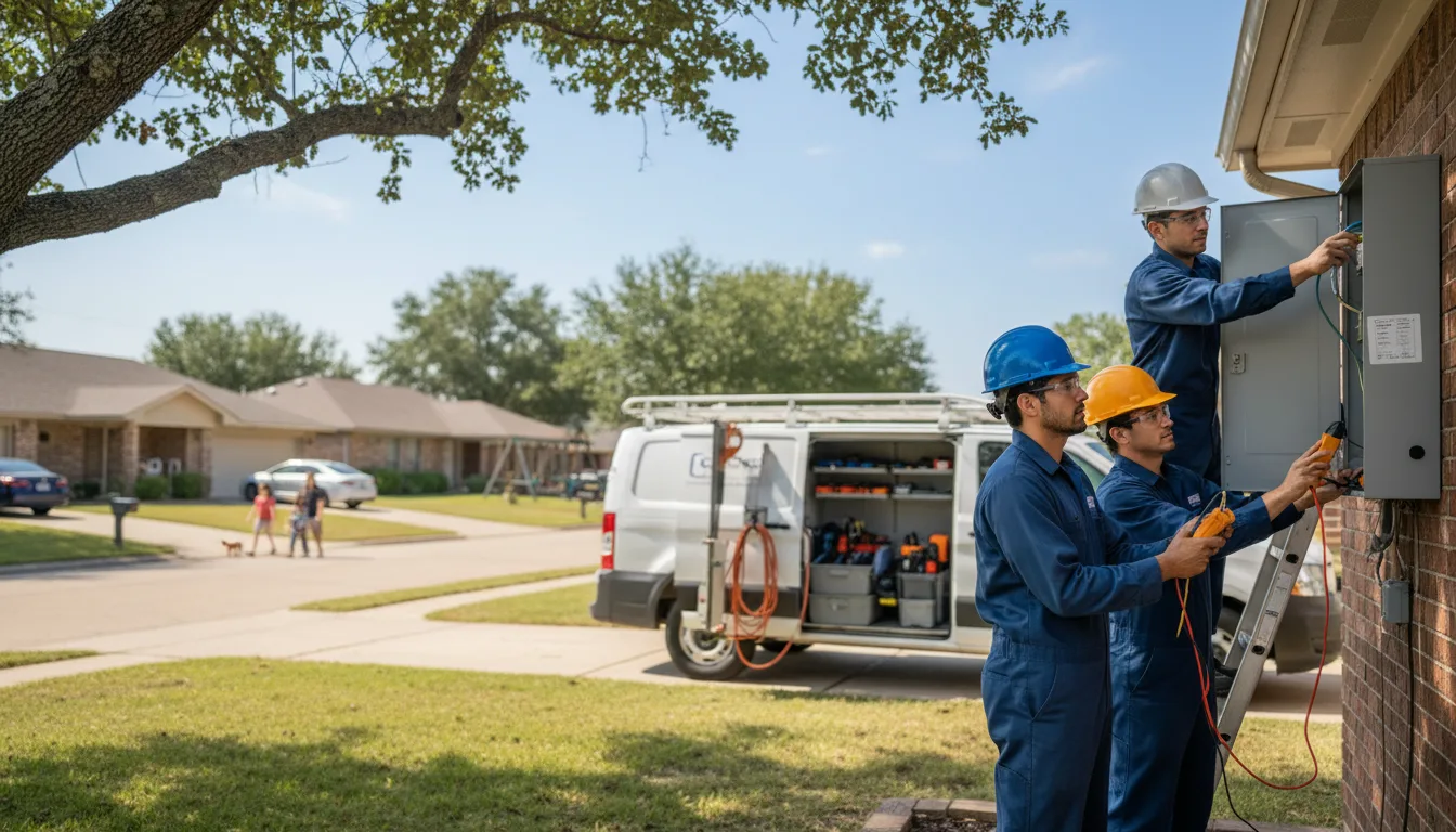 Certified electrician providing emergency electrical services in East Point, GA